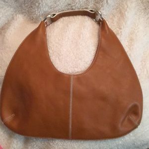 Banana Republic Tan Leather Hobo Bag